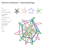 Tablet Screenshot of isomorphology.com